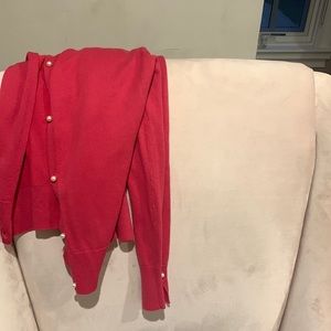 Girls Zara pink cardigan